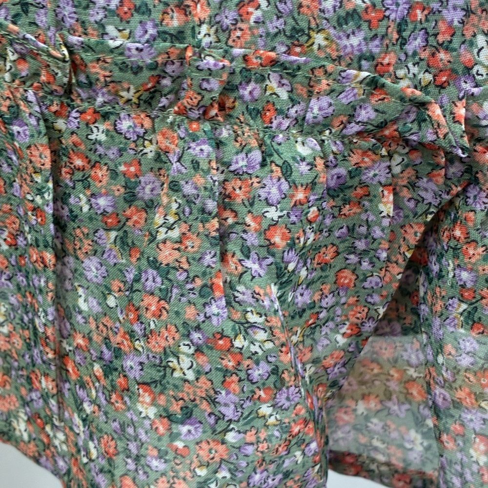 Nwt Cottagecore Cutie Floral Dress, Sweetheart Neckline ,Open Tie Back, Lined — image 7 of 8